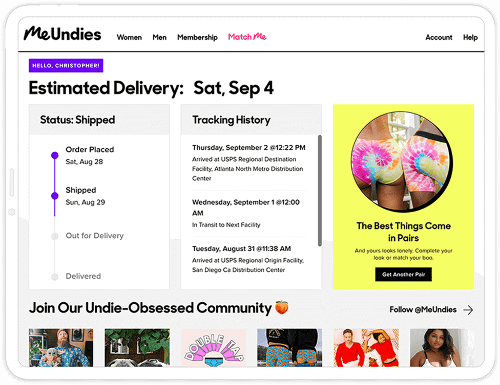 WISMOlabs Branded Tracking Experience